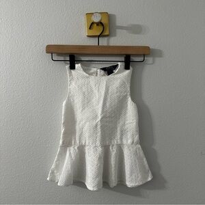 Polo Ralph Lauren Eyelet Peplum Top 5‎
